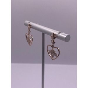 3 Leaf S925 Rose Gold Plated Dangle Earrings